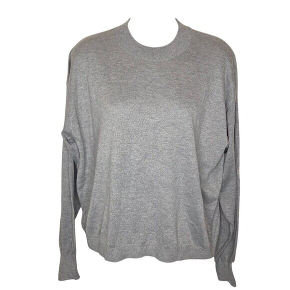 BP. Nordstrom Nwt Gray Crewneck Lightweight Sweater Size Small - Picture 1 of 7